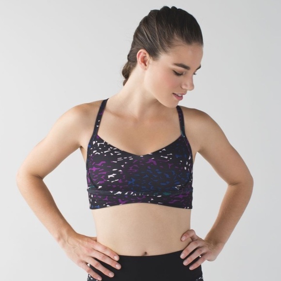 lululemon athletica Other - #0027 Lululemon Free Flow Bra, Shadow Wrap Multi/Black, Size 4
